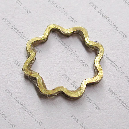 Brass Beading Ring,10x0.9mm,Nickel-Free,Lead-Safe,