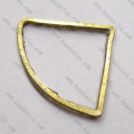 Brass Beading Ring,15x20x0.9mm,Nickel-Free,Lead-Safe