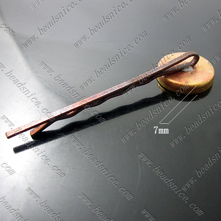 Brass Hairpins,54x16x7mm,Nickel-Free,Lead-Safe,