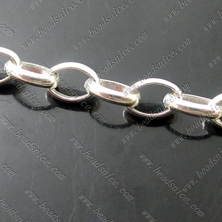 Brass Bracelet ,7.8inch,3.5x3.5mm,Nickel-Free,Lead-Safe,