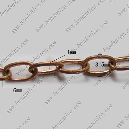 Fashion jewelry chain oval link chain wholesale jewelry components brass nickel-free lead-safe DIY more colors for choice