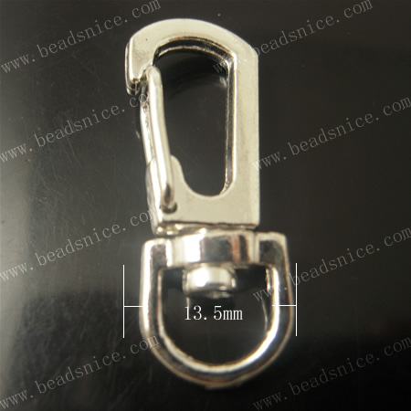 Key  Rings,36X14X3mm,nickel free,lead safe,