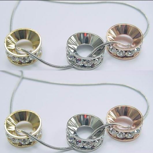 Rhinestone Rondell Beads,brass,Donut,10mmX3.5mm,Hole Approx 4mm,