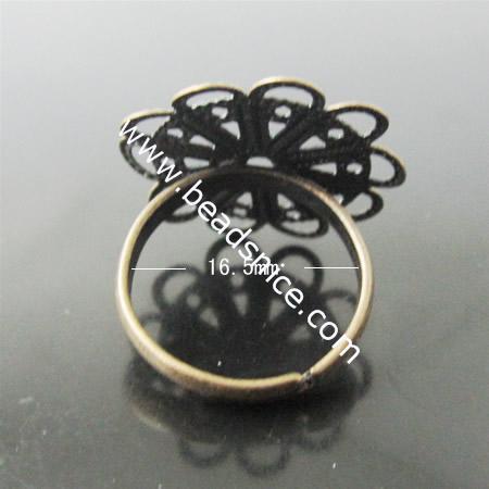 ring base,size:6,flower