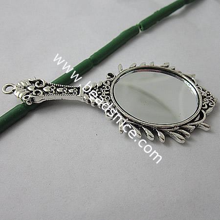 zinc Alloy Pendant,74x35mm,Hole About:2mm,Nickel-Free,Lead-Safe,
