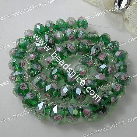 Lampwork European Beads 8X6mm