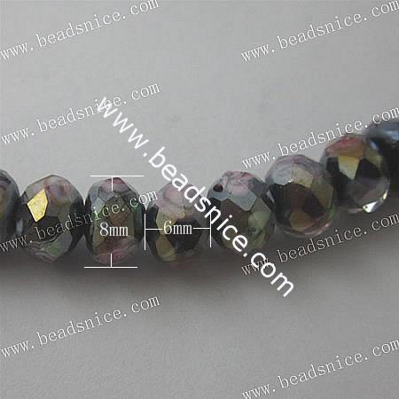 Lampwork  European  Beads,8X6mm,