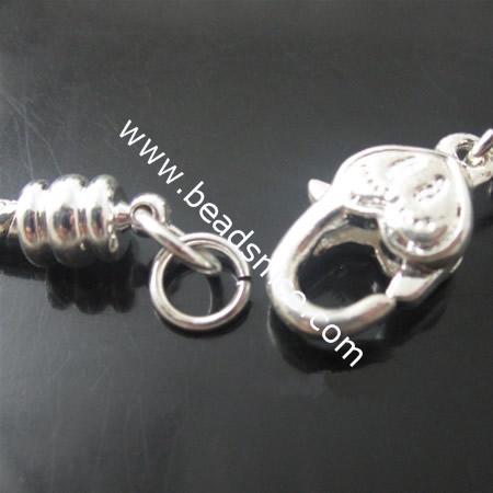 European Style Bracelet,9X14mm,9X9.5mm,22x6mm,7.8inch,Hole:5x6mm,