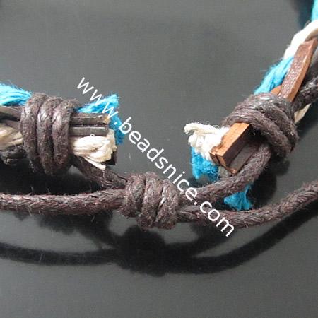 Jewelry Making bracelet cord，18x7mm,6.5Inch