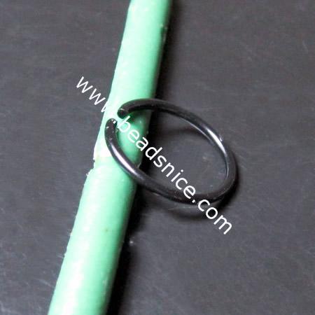 Brass Jump Ring,0.7x7mm,Nickel-Free,Lead-Safe,