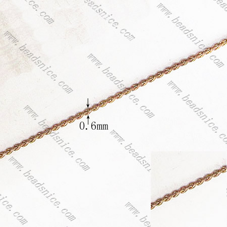 Brass chain rope chain necklace wholesale fashion jewelry chain nickel-free lead-safe assorted style available DIY