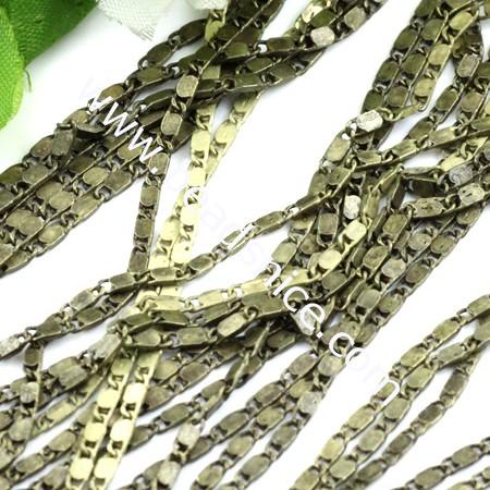 Valentino chain bracelet chain metal necklace links chains wholesale jewelry findings brass nickel-free lead-safe DIY assorted s