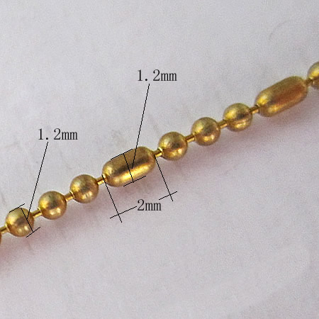 Metal chain bead and bar chain necklace DIY wholesale fashion jewelry making supplies brass nickel-free lead-safe