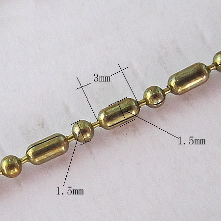 Brass chain necklace bead and bar chains wholesale fashion jewelry making supplies nickel-free lead-safe more styles for choice