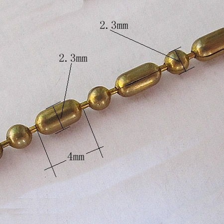Brass chain necklace bead and bar chains for jewelry making wholesale jewelry chain nickel-free lead-safe assorted colors availa