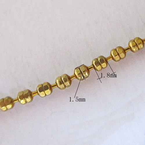 Ball chain bracelet metal chain wholesale fashion jewelry accessory brass nickle-free lead-safe assorted size available DIY