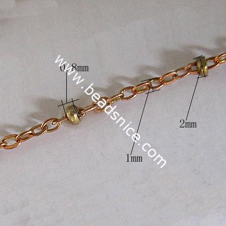 Brass Chain,1x2x0.8mm,Nicmkel-Free,Lead-Safe,