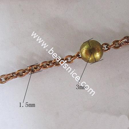 Brass Chain,1.5x3mm,Nicmkel-Free,Lead-Safe,