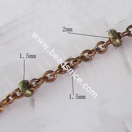 Brass Chain,1.5x2mm,Nicmkel-Free,Lead-Safe,