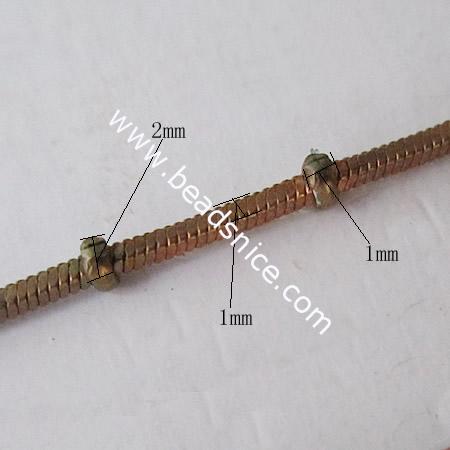 Brass Chain,2x1mm,Nicmkel-Free,Lead-Safe,