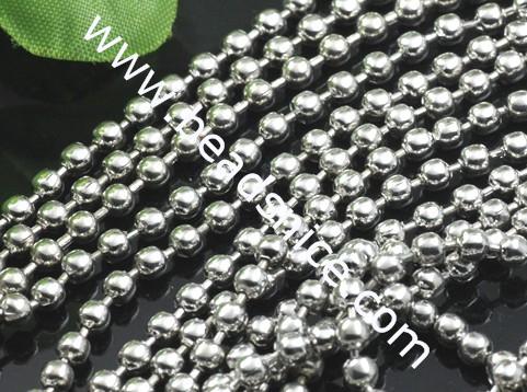 Iron Chain,3.2mm,Nickel-Free,Lead-Safe,