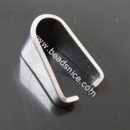 Stainless Steel Pendant Bail,10x14x7mm,