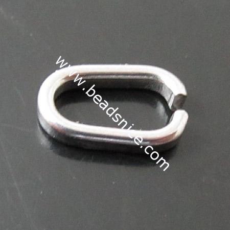 Stainless Steel Pendant Bail,6x9x1.5mm,