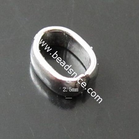 Stainless Steel Pendant Bail,5x6x2.5mm,