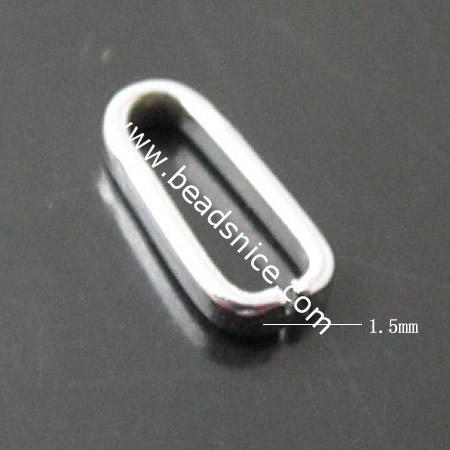 Stainless Steel Pendant Bail,4x9x1.5mm,