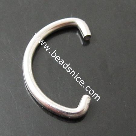 Stainless Steel Pendant Bail,18x11x2mm,