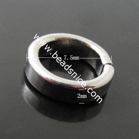 Stainless Steel Jump Ring,7.5x2mm,
