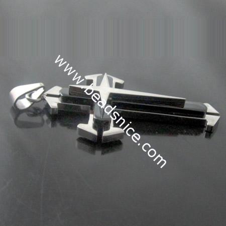 Stainless Steel Pendant Bail,33.5x56x6.5mm,Hole：9x4mm,