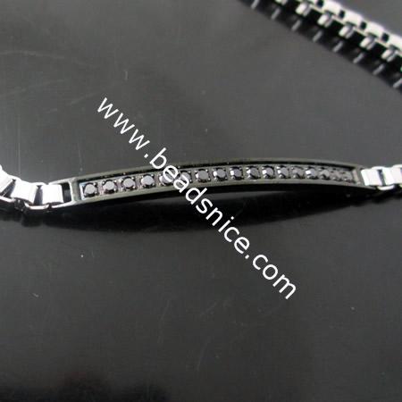 Stainless Steel Bracelets,2mm,7inch,