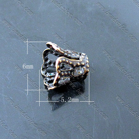 Other Iron Findings,6x5.2mm,Hole About:1mm,Nickel-Free,Lead-Safe,