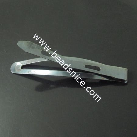 Iron Hair Barrette,61mm,Nickel-Free,Lead-Safe,