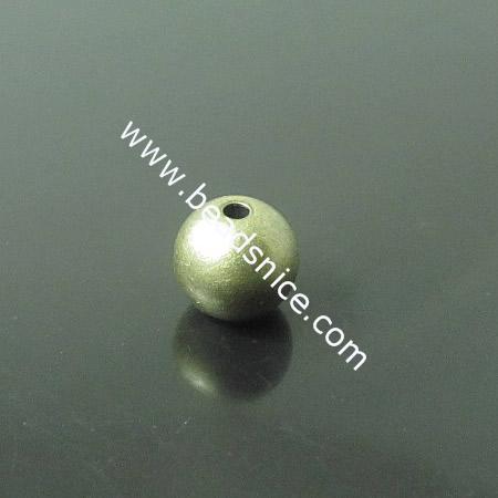 Acrylic Beads,8mm,Hole:1.2mm,Nickel-Free,Lead-Safe,