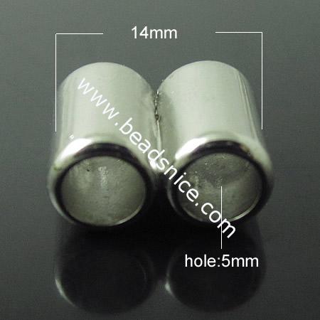 Acrylic Beads,11X14mm,Hole:5mm,Nickel-Free,Lead-Safe,