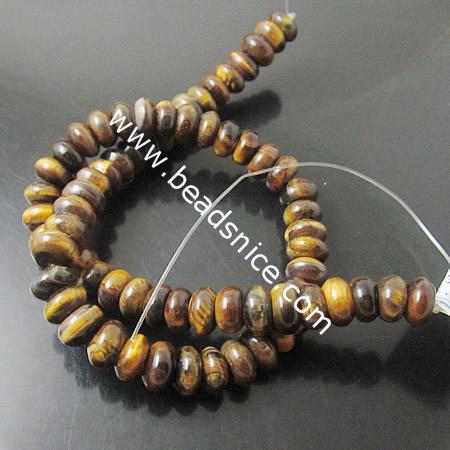 Tiger Eye Beads Natural,6x10mm,16inch,