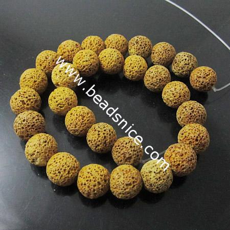 Lava Beads Natural,16mm,