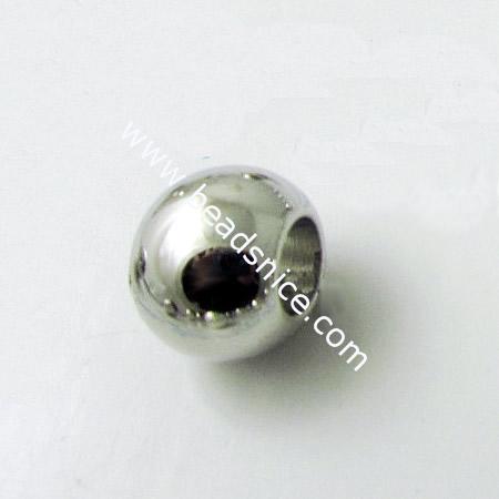 Acrylic Beads,10mm,hole:4mm,Nickel-Free,Lead-Safe,