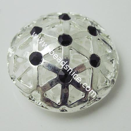 Rhinestone Button,29mm,