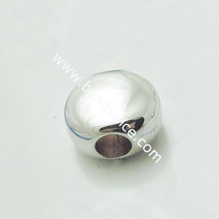 Acrylic Beads,6mm,hole:1mm,Nickel-Free,Lead-Safe,