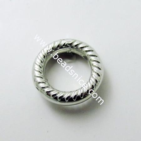 Acrylic Beads，12mm,hole:1mm,Nickel-Free,Lead-Safe,