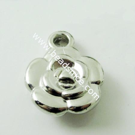 Acrylic Pendant,22mm，hole:2mm,Nickel-Free,Lead-Safe,