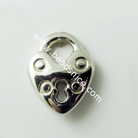 Acrylic Pendant,15X20mm,hole:8mm,Nickel-Free,Lead-Safe,