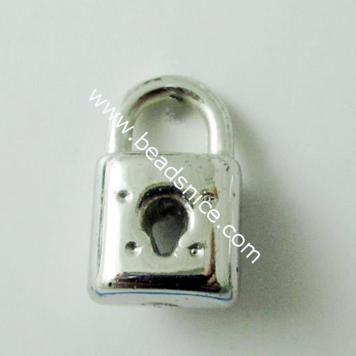 Acrylic Pendant,15X9mm,hole:8mm,Nickel-Free,Lead-Safe,