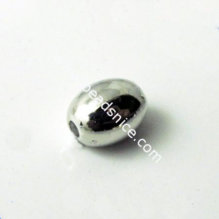 Acrylic Beads,7X9mm,hole:1mm,Nickel-Free,Lead-Safe,