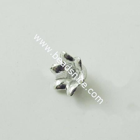 Acrylic Beads Cap,6mm,hole:1mm,Nickel-Free,Lead-Safe,