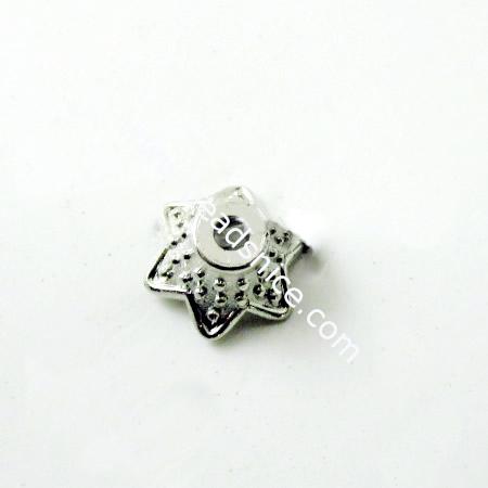 Acrylic Beads Cap,6mm,hole:1mm,Nickel-Free,Lead-Safe,