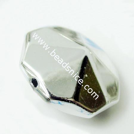 Acrylic Beads ,19mm,hole:1mm,Nickel-Free,Lead-Safe,